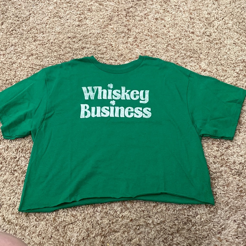 Whiskey Business crop top